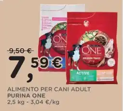 Orvea Alimento per cani adult Purina One offerta