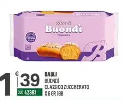 Tutto Risparmio Cash&Carry Bauli Buondì Classico Zuccherato offerta