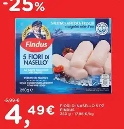 Orvea Fiori di nasello 5 pz Findus offerta