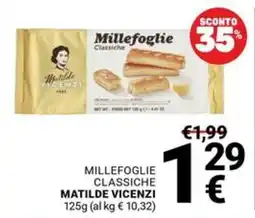 Supermercati Gulliver Millefoglie classiche Matilde Vicenzi offerta