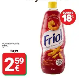Supermercati Gulliver Olio per friggere Friol offerta