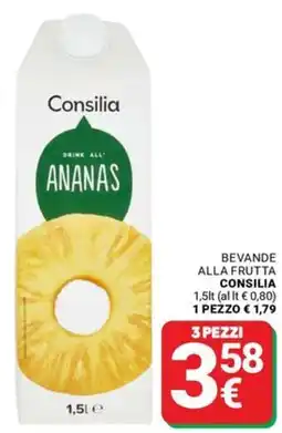 Supermercati Gulliver Bevande Alla Frutta Consilia offerta