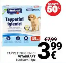 Supermercati Gulliver Tappetini igienici Vitakraft offerta