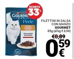 Supermercati Gulliver Gourmet Perle filettini in salsa con manzo offerta
