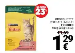 Supermercati Gulliver Crocchette per gatti adulti Friskies offerta