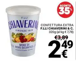 Supermercati Gulliver Confettura extra F.LLI Chiaverini & C. More di rovo selvatico offerta