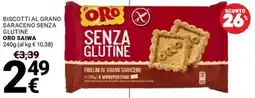 Supermercati Gulliver Biscotti al grano saraceno senza glutine Oro Saiwa offerta