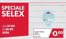 Ok Market Yogurt greco Selex offerta