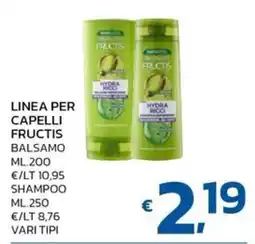Ok Market Linea per capelli Fructis offerta