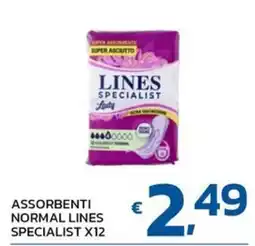 Ok Market Assorbenti normal Lines Specialist offerta