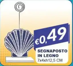 Mister Risparmio Segnaposto in legno offerta