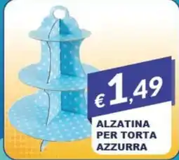 Mister Risparmio Alzatina per torta azzurra offerta