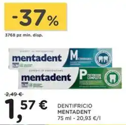 Orvea Dentifricio Mentadent offerta