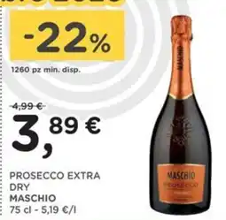 Orvea Prosecco extra dry Maschio offerta