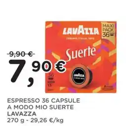 Orvea Espresso 36 capsule a modo mio suerte Lavazza offerta