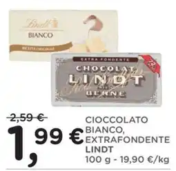 Orvea Cioccolato bianco, extrafondente Lindt offerta