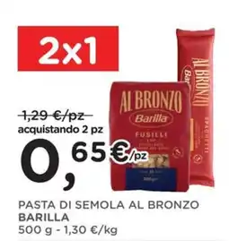 Orvea Pasta di semola al bronzo Barilla offerta