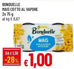 Galassia Bonduelle Mais cotto al vapore offerta