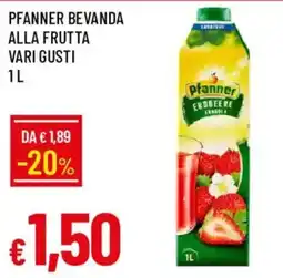 Galassia Pfanner bevanda alla frutta offerta