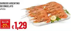 Galassia Gambero argentino offerta