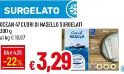 Galassia Oceani 47 cuori di nasello surgelati offerta
