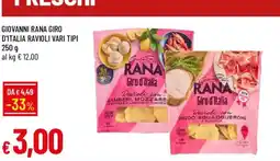 Galassia Rana Giro d'Italia Ravioli vari tipi offerta