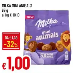 Galassia Milka mini animals offerta