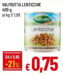 Galassia Valfrutta Lenticchie offerta