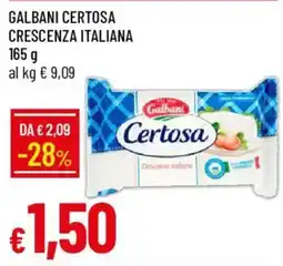 Galassia Galbani Certosa Crescenza Italiana offerta