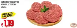Galassia Hamburger di bovino adulto Scottona offerta