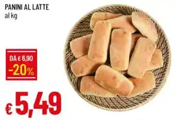 Galassia Panini al latte offerta