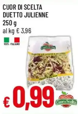 Galassia Cuor di Scelta Duetto Julienne offerta