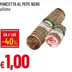 Galassia Pancetta al pepe nero offerta