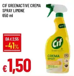 Galassia Cif Greenactive crema spray offerta