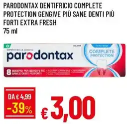 Galassia Parodontax dentifricio complete protection gengive più sane denti più forti extra fresh offerta