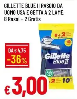 Galassia Gillette Blue II rasoi da uomo offerta
