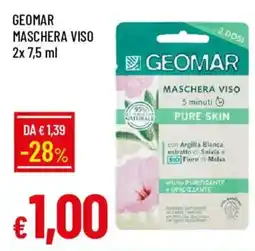 Galassia Geomar maschera viso offerta