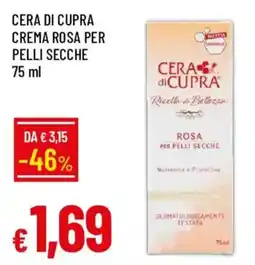 Galassia Cera di Cupra crema rosa per pelli secche offerta
