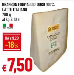 Galassia GranBon formaggio duro offerta