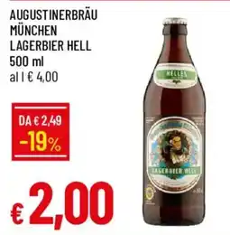 Galassia Augustinerbräu München Lagerbier Hell offerta