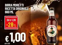 Galassia Birra Moretti Ricetta Originale offerta