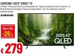 Galassia Samsung 43Q7F Smart TV offerta