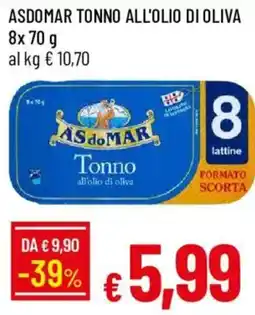 Galassia Asdomar tonno all'olio di oliva offerta