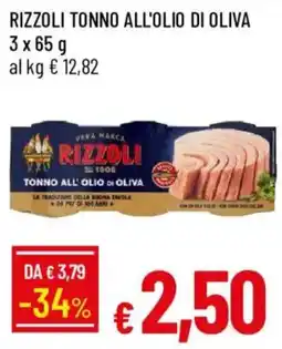 Galassia Rizzoli tonno all'olio di oliva offerta