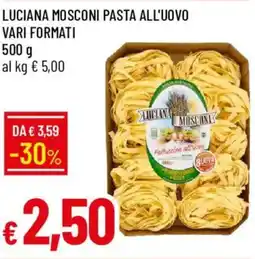 Galassia Luciana Mosconi pasta all'uovo offerta