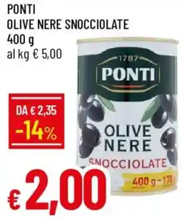 Galassia Ponti olive nere snocciolate offerta