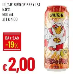 Galassia Uiltje Bird of Prey IPA offerta