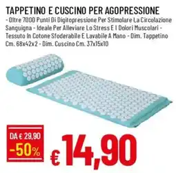 Galassia Tappetino e cuscino per agopressione offerta