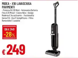Galassia Midea X10 lavasciuga pavimenti offerta