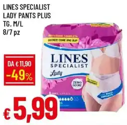 Galassia Lines Specialist Lady Pants Plus offerta